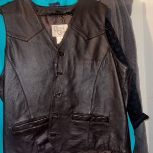 100% Genuine Leather Vest